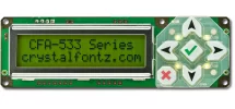 Yellow-Green Serial 16x2 Character LCD CFA533-YYH-KL Yellow-Green Serial 16x2 Character LCD CFA533-YYH-KL