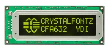 Dark 16x2 Character USB Display Module CFA632-YDI-KU Dark 16x2 Character USB Display Module CFA632-YDI-KU