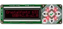 Red 16x2 Character USB Display Module CFA633-RDI-KU Red 16x2 Character USB Display Module CFA633-RDI-KU