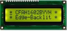 16x2 Yellow-Green Backlit Character LCD CFAH1602B-YYH-JTE 16x2 Yellow-Green Backlit Character LCD CFAH1602B-YYH-JTE