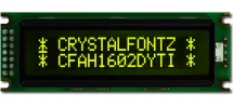 Yellow-Black 16x2 Character LCD CFAH1602D-YTI-ET Yellow-Black 16x2 Character LCD CFAH1602D-YTI-ET