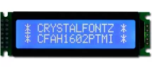 16x2 Character White on Blue LCD CFAH1602P-TMI-ET 16x2 Character White on Blue LCD CFAH1602P-TMI-ET