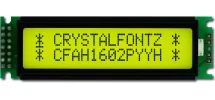 Yellow Transflective 16x2 Character LCD CFAH1602P-YYH-ET Yellow Transflective 16x2 Character LCD CFAH1602P-YYH-ET