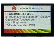 800x480 5-Inch EVE Capacitive Touchscreen TFT Display CFA800480E3-050SC