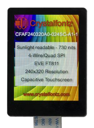 2.4" EVE Touchscreen Display (CFAF240320A0-024SC-A1-1)