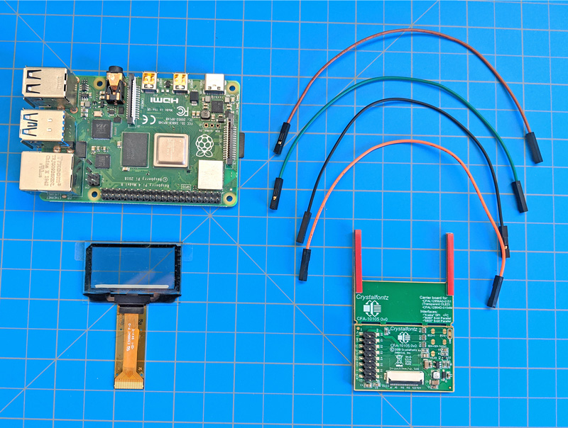 Transparent OLED On Raspberry Pi