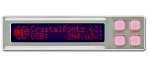 Red 20x2 Character USB Display CFA631-RMF-KU Red 20x2 Character USB Display CFA631-RMF-KU