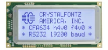 20x4 RS-232 Serial Character LCD CFA634-TFH-KS 20x4 RS-232 Serial Character LCD CFA634-TFH-KS