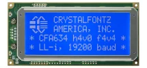 Inverted Logic Level Serial 20x4 Character LCD CFA634-TMI-KN Inverted Logic Level Serial 20x4 Character LCD CFA634-TMI-KN