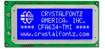 Blue 20x4 Serial RS-232 Character LCD CFA634-TMI-KS Blue 20x4 Serial RS-232 Character LCD CFA634-TMI-KS