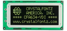 Serial Inverted Logic Level 20x4 Character LCD CFA634-YDI-KN Serial Inverted Logic Level 20x4 Character LCD CFA634-YDI-KN