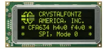 FFSTN Negative 20x4 Character SPI LCD CFA634-YDI-KP FFSTN Negative 20x4 Character SPI LCD CFA634-YDI-KP