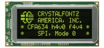 FFSTN Negative 20x4 Character SPI LCD CFA634-YDI-KP FFSTN Negative 20x4 Character SPI LCD CFA634-YDI-KP