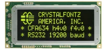 20x4 Character Serial RS-232 LCD CFA634-YDI-KS 20x4 Character Serial RS-232 LCD CFA634-YDI-KS