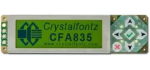 Yellow-Green 244x68 Graphic Display Module CFA835-YYK Yellow-Green 244x68 Graphic Display Module CFA835-YYK
