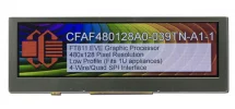 480x128 3.9" Bar-Type EVE Display CFAF480128A0-039TN-A1-1 480x128 3.9" Bar-Type EVE Display CFAF480128A0-039TN-A1-1