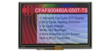 5" 800x480 Touch Screen Color TFT CFAF800480A-050T-TS 5" 800x480 Touch Screen Color TFT CFAF800480A-050T-TS