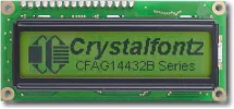 Green 144x32 Sunlight Readable Graphic LCD CFAG14432B-YYH-TT Green 144x32 Sunlight Readable Graphic LCD CFAG14432B-YYH-TT
