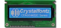 Blue 144x32 Serial Graphic LCD CFAG14432C-TMI-TT Blue 144x32 Serial Graphic LCD CFAG14432C-TMI-TT