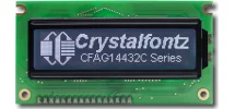 144x32 White on Black Graphic LCD CFAG14432C-TTI-TT 144x32 White on Black Graphic LCD CFAG14432C-TTI-TT