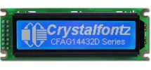 Blue on white 144x32 Graphic LCD CFAG14432D-TMI-TT Blue on white 144x32 Graphic LCD CFAG14432D-TMI-TT