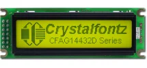 Yellow Sunlight Readable 144x32 Graphic LCD CFAG14432D-YYH-TT Yellow Sunlight Readable 144x32 Graphic LCD CFAG14432D-YYH-TT