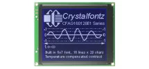 White on Dark Blue 160x128 Graphic LCD CFAG160128E1-STI-TZ White on Dark Blue 160x128 Graphic LCD CFAG160128E1-STI-TZ