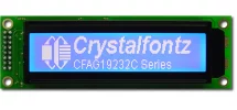 Blue 192x32 Serial Graphic LCD CFAG19232C-TMI-TT Blue 192x32 Serial Graphic LCD CFAG19232C-TMI-TT