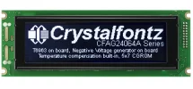 White on Black 240x64 Graphic LCD CFAG24064A-TTI-TZ White on Black 240x64 Graphic LCD CFAG24064A-TTI-TZ