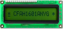 Low Power Reflective 16x1 LCD CFAH1601A-NYG-JT Low Power Reflective 16x1 LCD CFAH1601A-NYG-JT