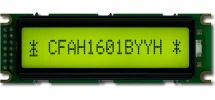 Small 16x1 Character Sunlight Readable LCD CFAH1601B-YYH-ET Small 16x1 Character Sunlight Readable LCD CFAH1601B-YYH-ET