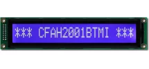 Standard 20x1 Character LCD CFAH2001B-TMI-ET Standard 20x1 Character LCD CFAH2001B-TMI-ET