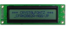Reflective 20x2 Character LCD CFAH2002A-NGG-JT Reflective 20x2 Character LCD CFAH2002A-NGG-JT
