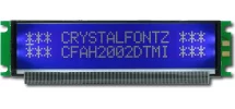 White on Blue 20x2 Character LCD CFAH2002D-TMI-ET White on Blue 20x2 Character LCD CFAH2002D-TMI-ET