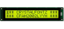 Sunlight Readable 20x2 Character LCD CFAH2002L-YYH-ET Sunlight Readable 20x2 Character LCD CFAH2002L-YYH-ET