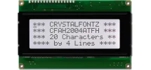 Sunlight Readable 20x4 Character LCD CFAH2004A-TFH-JT Sunlight Readable 20x4 Character LCD CFAH2004A-TFH-JT