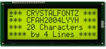 Yellow-Green 20x4 Character Module CFAH2004L-YYH-JT Yellow-Green 20x4 Character Module CFAH2004L-YYH-JT