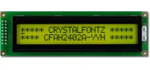 Black on Green 24x2 Character LCD CFAH2402A-YYH-JT Black on Green 24x2 Character LCD CFAH2402A-YYH-JT