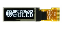 White 128x32 Small Graphic OLED Display CFAL12832B-0091P-W White 128x32 Small Graphic OLED Display CFAL12832B-0091P-W