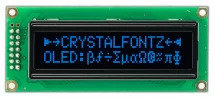 16x2 Blue Character OLED Module CFAL1602C-B 16x2 Blue Character OLED Module CFAL1602C-B