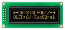 16x2 Yellow Sunlight Readable Character OLED CFAL1602C-YT 16x2 Yellow Sunlight Readable Character OLED CFAL1602C-YT