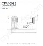 CFA10098 Mechanical Drawing CFA10098 Mechanical Drawing