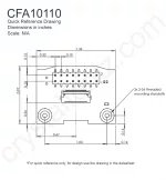 CFA10110 Mechanical Drawing CFA10110 Mechanical Drawing