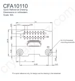 CFA10110 Mechanical Drawing CFA10110 Mechanical Drawing