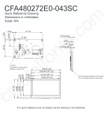 CFA480272E0043SC Mechanical Drawing CFA480272E0043SC Mechanical Drawing