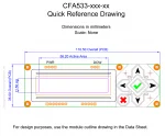 CFA533TFHKS Mechanical Drawing CFA533TFHKS Mechanical Drawing