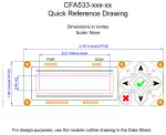 CFA533TFHKU Mechanical Drawing CFA533TFHKU Mechanical Drawing