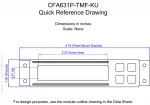CFA631PTMFKU Mechanical Drawing CFA631PTMFKU Mechanical Drawing
