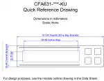 CFA631RMFKU Mechanical Drawing CFA631RMFKU Mechanical Drawing