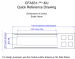 CFA631TMFKU Mechanical Drawing CFA631TMFKU Mechanical Drawing